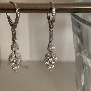 Nordstrom Crystal Drop Earrings NWOT